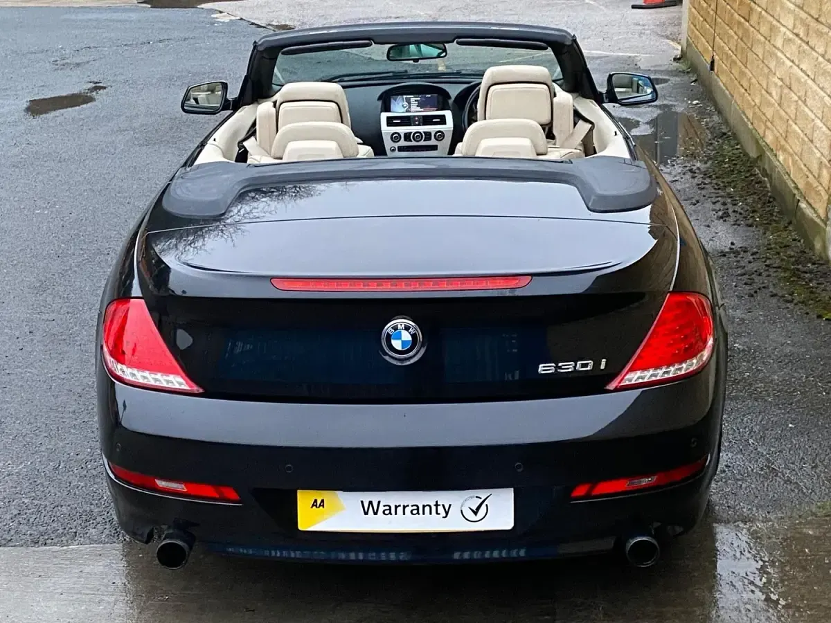 Used BMW 630 Cabriolet Sport Line 2010 Black Cabriolet