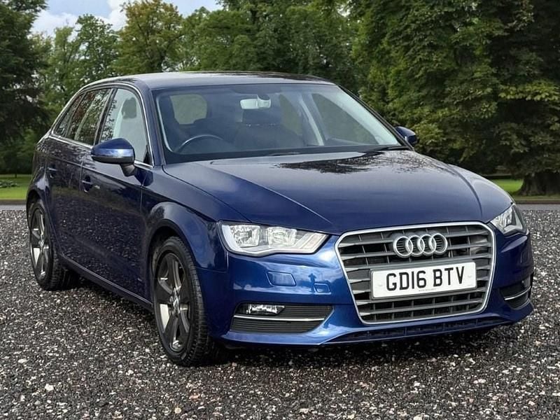Blue Used 2016 Audi A3 Sportback Sport Hatchback | £7,995 (Good price) - Image 1/4