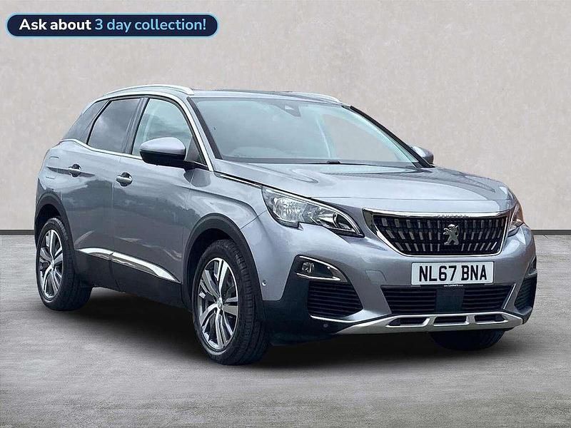 Grey Used 2017 Peugeot 3008 Allure SUV | £9,681 (A bit pricey) - Image 1/4