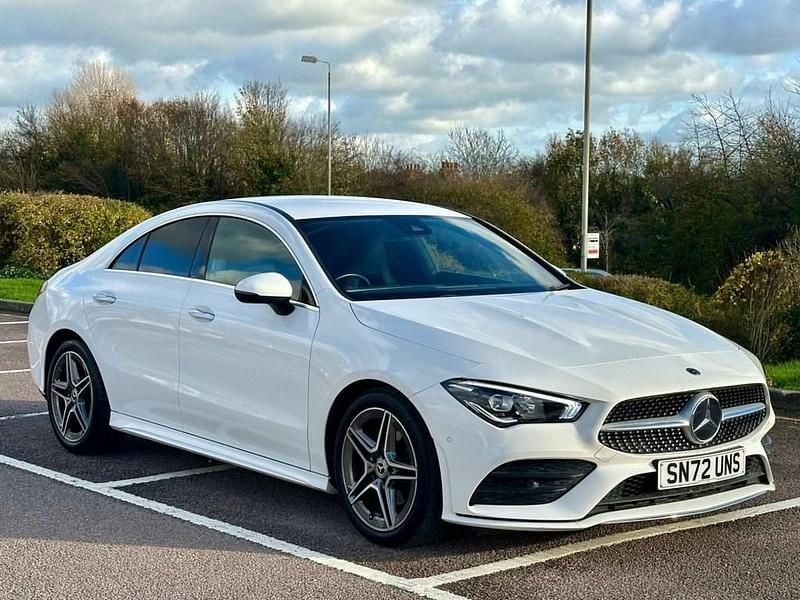 Used Mercedes CLA180 AMG Line Premium 136 HP (100 kW) 2022 White Sedan