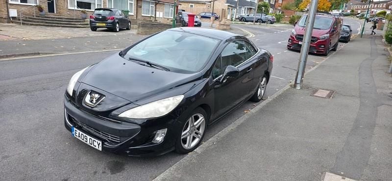 Black Used 2009 Peugeot 308 CC Cabriolet | £499 (Super price) - Image 1/4