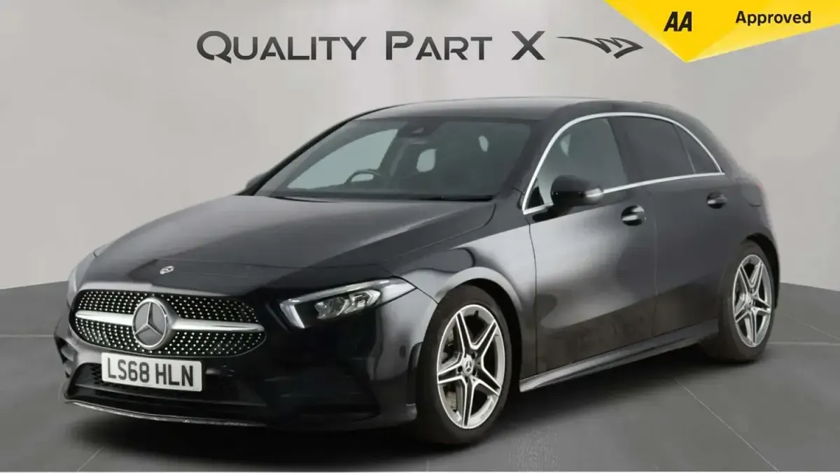 Used Mercedes A250 AMG line 2018 Black Hatchback