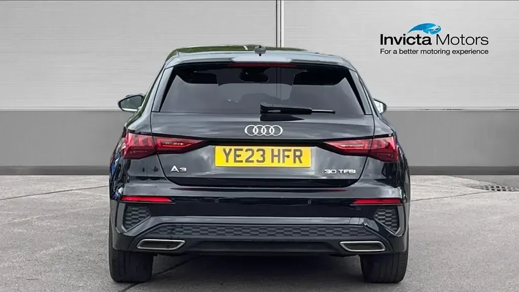 Used Audi A3 S-Line 110 HP (80 kW) 2023 Black Sedan