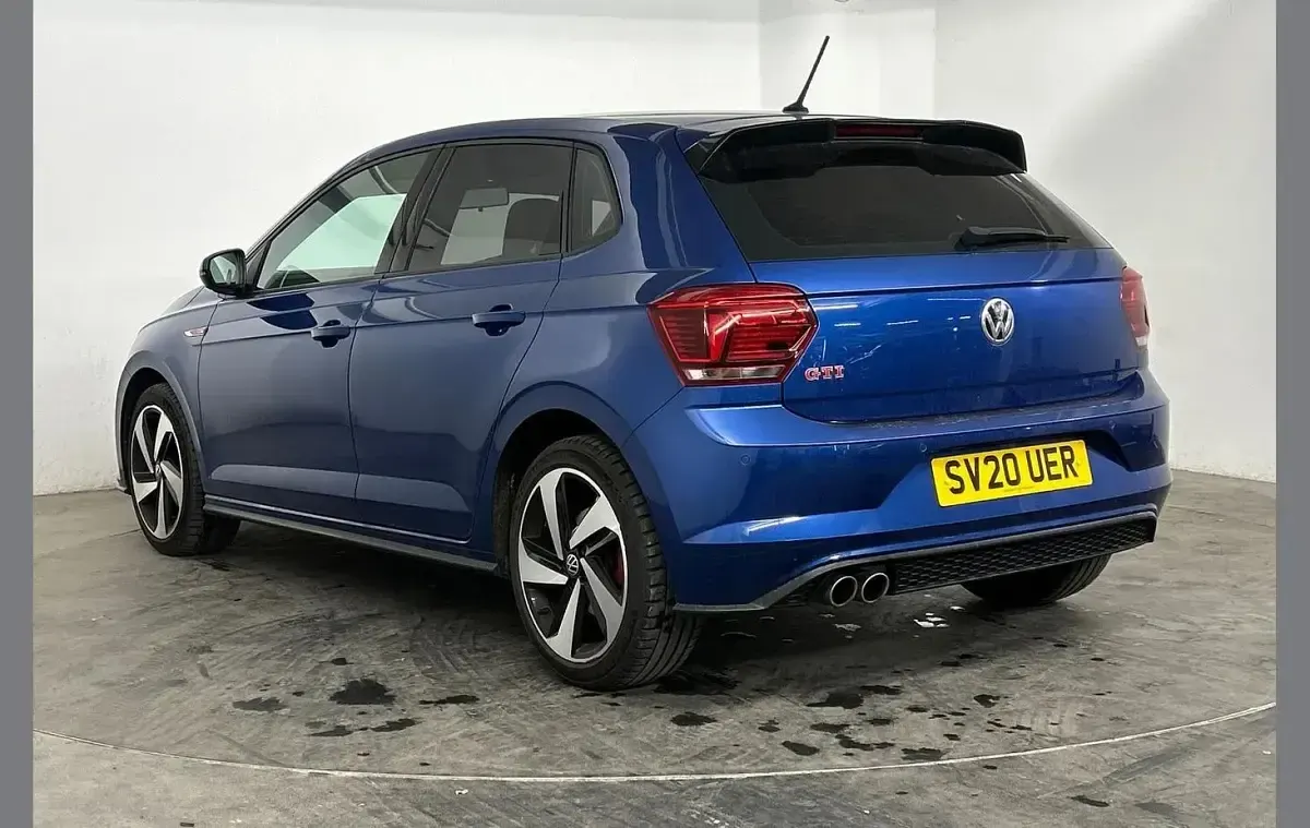 Used VW Polo GTI 200 HP (147 kW) 2020 Blue Hatchback