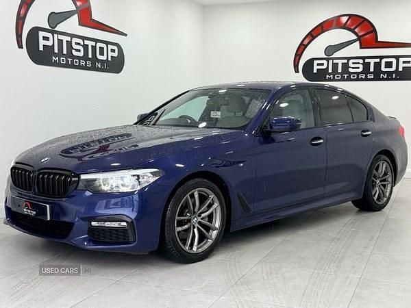 Used BMW 520 M Sport 2018 Blue Sedan