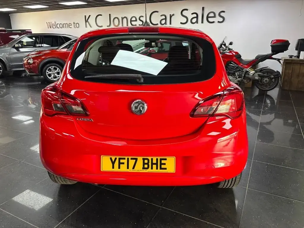 Used Vauxhall Corsa 75 HP (55 kW) 2017 Red Hatchback