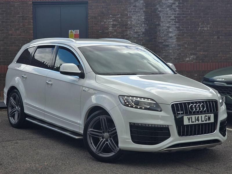 White Used 2014 Audi Q7 S-Line SUV | £10,490 (Good price) - Image 1/4
