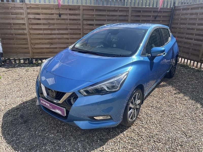 Used Nissan Micra Acenta 71 HP (52 kW) 2017 Blue Hatchback