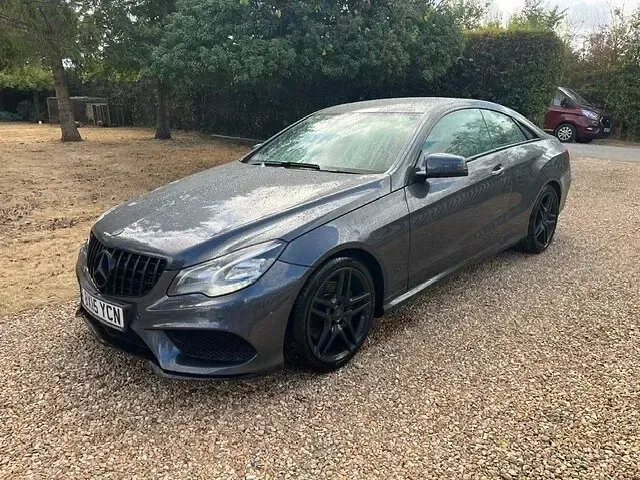 Used Mercedes E220 AMG line 2015 Grey Coupe