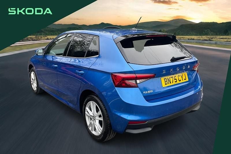 Used Skoda Fabia SE L 113 HP (83 kW) 2025 Blue Hatchback