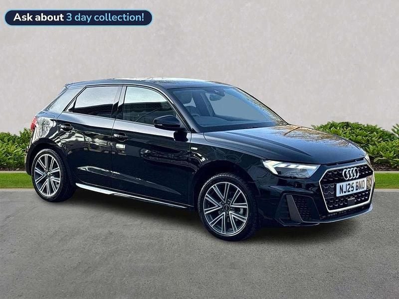 Black New 2025 Audi A1 S-Line Hatchback | £25,445 (Fair price) - Image 1/4