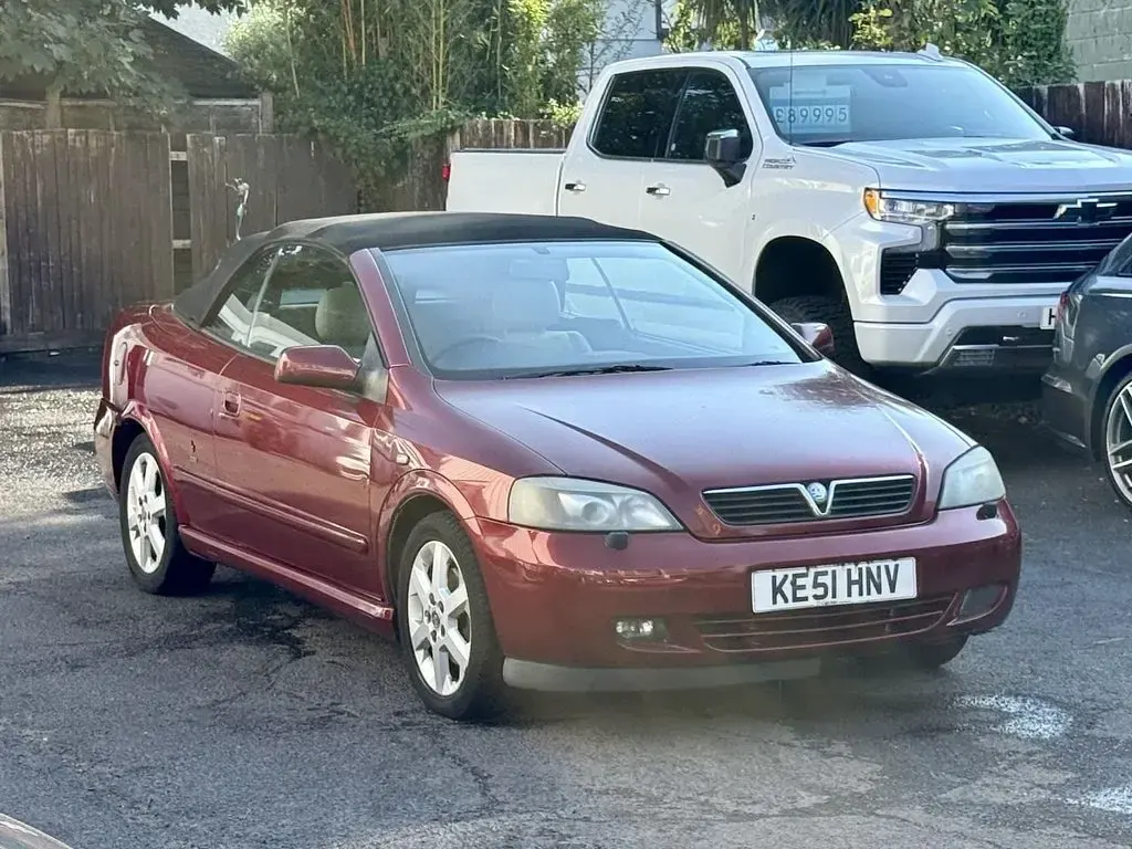 Used Vauxhall Astra Cabriolet 2001 Red Cabriolet