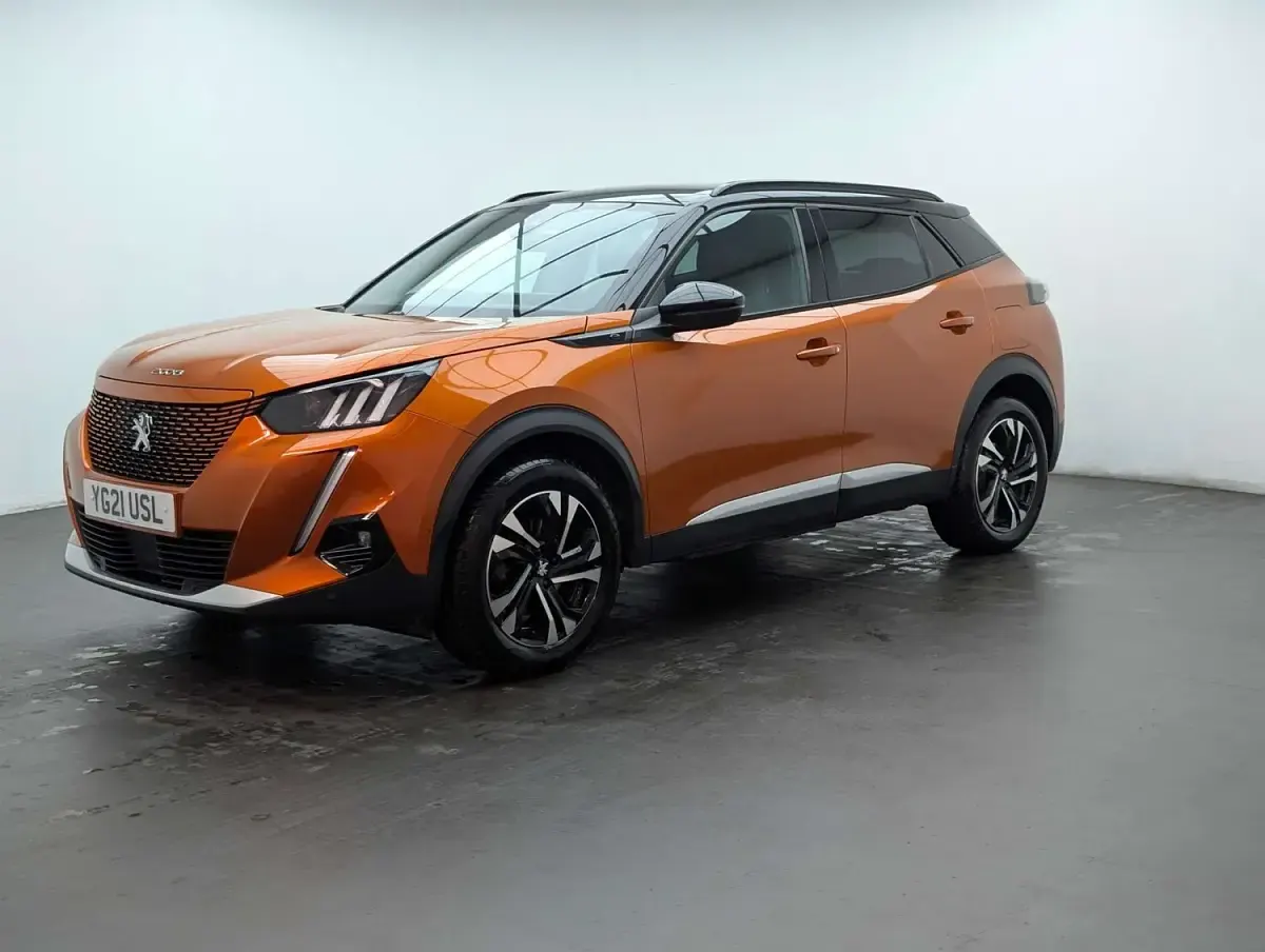 Used Peugeot e-2008 GT 100 kW (136 HP) 2021 Orange SUV