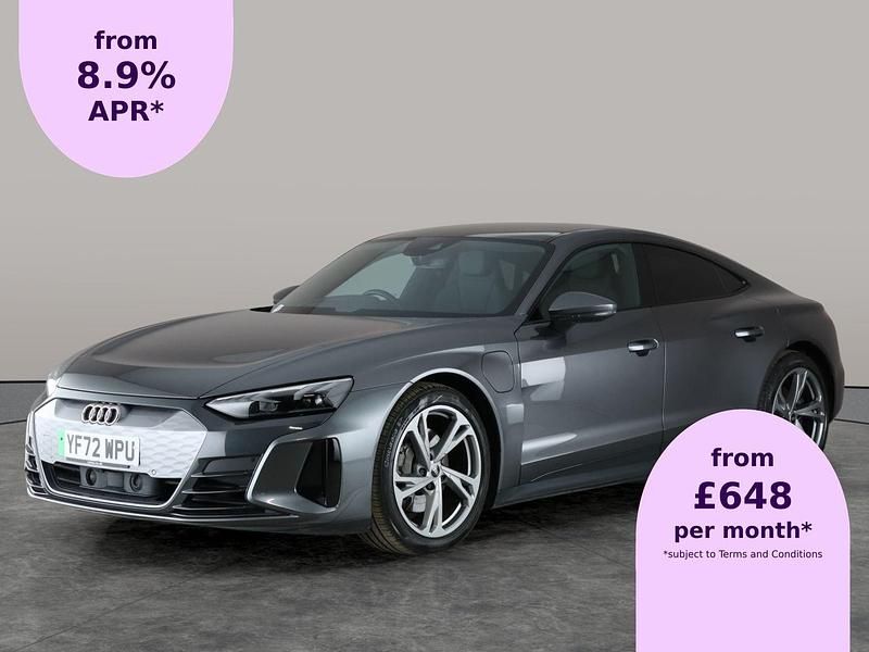 Grey Used 2022 Audi e-tron GT quattro Advanced Sedan | £38,886 (Good price) - Image 1/2
