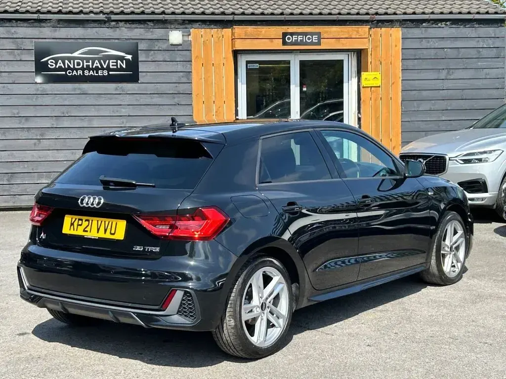 Used Audi A1 Sportback S-Line 150 HP (110 kW) 2021 Black Hatchback