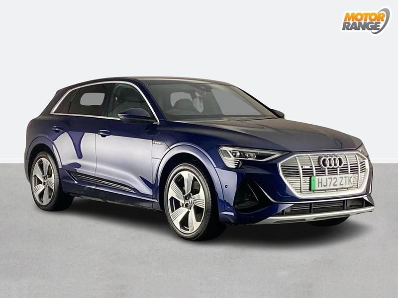 Used Audi e-tron S-Line 300 kW (408 HP) 2022 Blue SUV