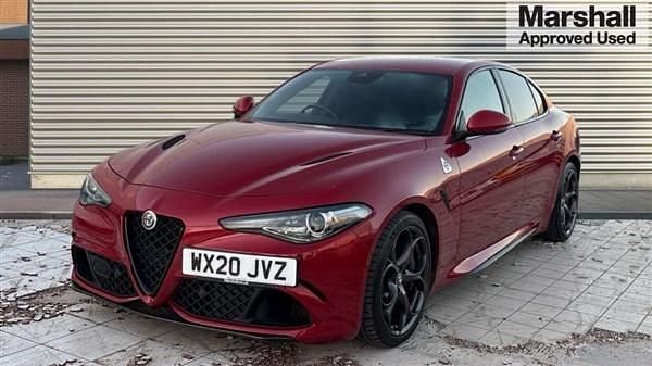 Red Used 2020 Alfa Romeo Giulia Quadrifoglio Sedan | £39,890 (Expensive) - Image 1/4