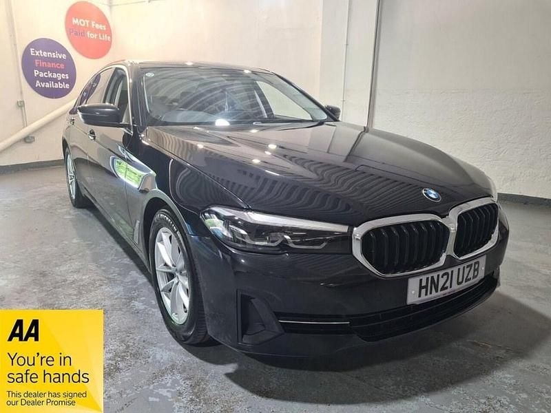 Black Used 2021 BMW 520 Comfort Edition Sedan | £20,999 (Good price) - Image 1/3