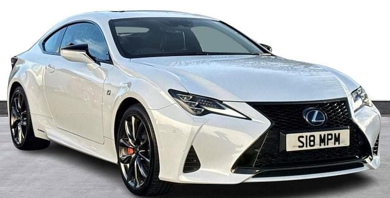 Used Lexus RC300h Sport Line 2019 White Coupe