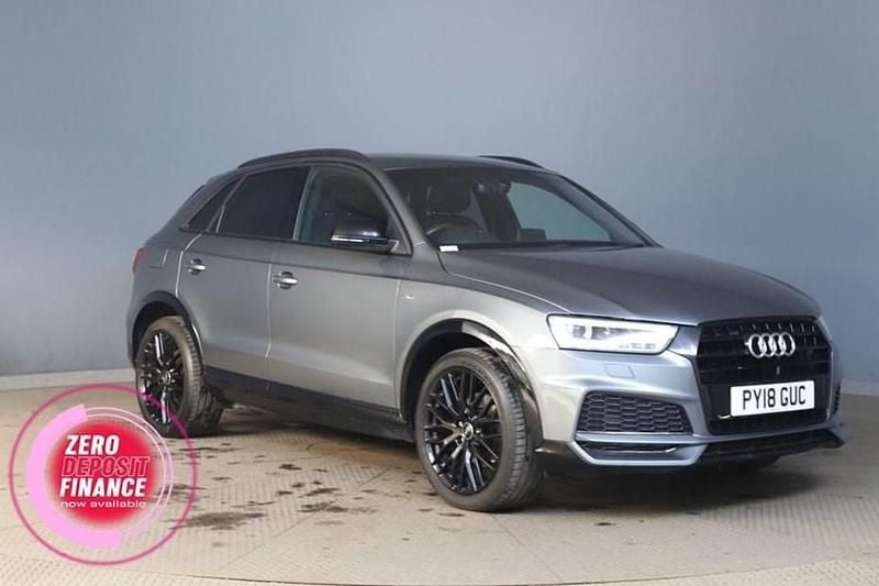Used Audi Q3 Black Edition 150 HP (110 kW) 2018 Grey SUV