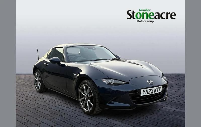 Used Mazda MX5 Exclusive-Line 129 HP (94 kW) 2023 Blue Cabriolet