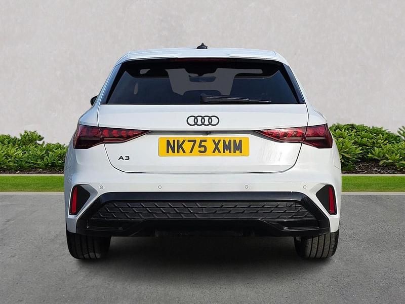 Used Audi A3 Black Edition 150 HP (110 kW) 2025 White Hatchback