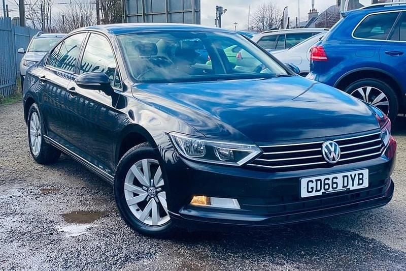 Used VW Passat S 2016 Black Sedan