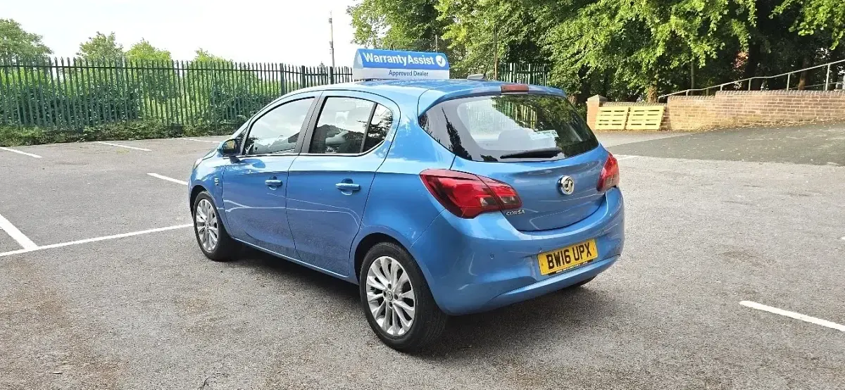 Used Vauxhall Corsa 88 HP (64 kW) 2016 Blue Hatchback