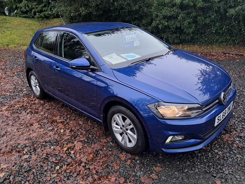 Blue Used 2018 VW Polo SE Hatchback | £13,490 (Fair price) - Image 1/4