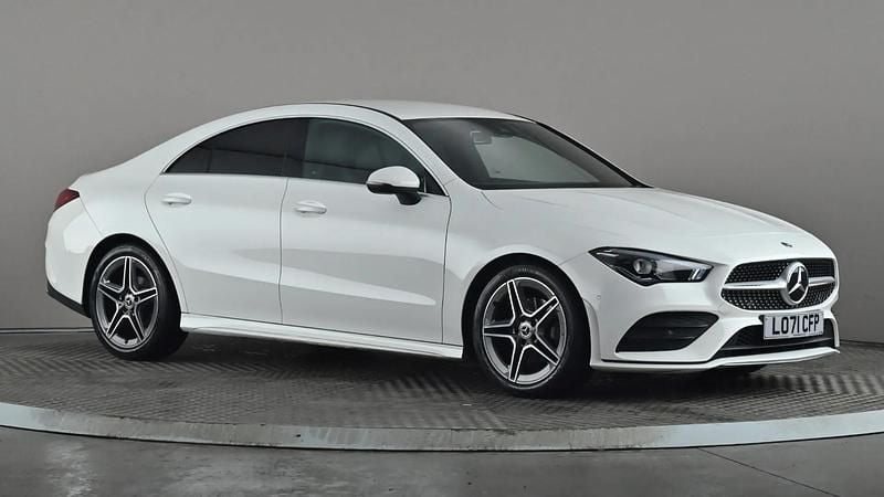 Used Mercedes CLA180 AMG line 136 HP (100 kW) 2021 White Sedan