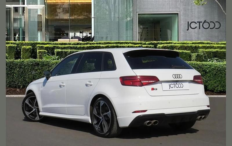 Used Audi S3 Sportback Black Edition 296 HP (217 kW) 2020 White Hatchback