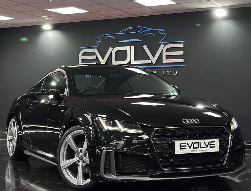Black Used 2020 Audi TT S-Line Coupe | £17,295 (Good price) - Image 1/4
