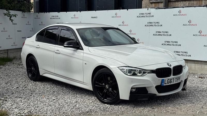 White Used 2017 BMW 330 M Sport Sedan | £14,295 (Good price) - Image 1/4
