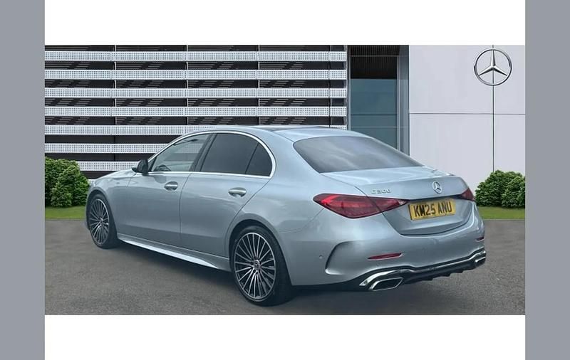 Used Mercedes C300e AMG Line Premium Plus 255 HP (187 kW) 2025 Silver Sedan