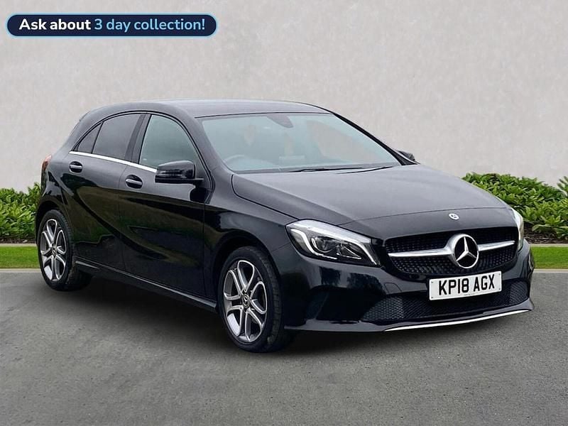 Black Used 2018 Mercedes A180 Sport Edition Hatchback | £12,379 (Good price) - Image 1/4