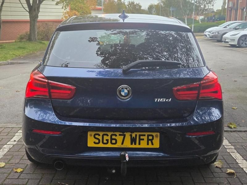 Used BMW 118 Sport Line 2017 Blue Hatchback