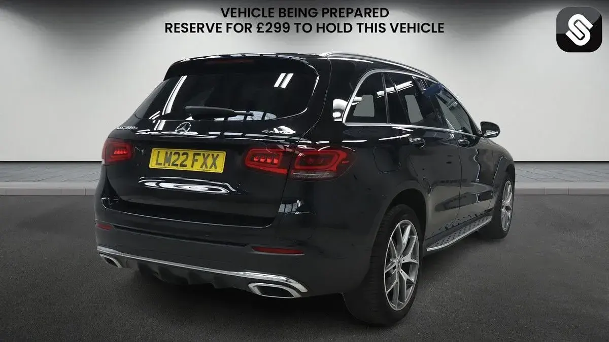 Used Mercedes GLC300e AMG line 2022 Black SUV