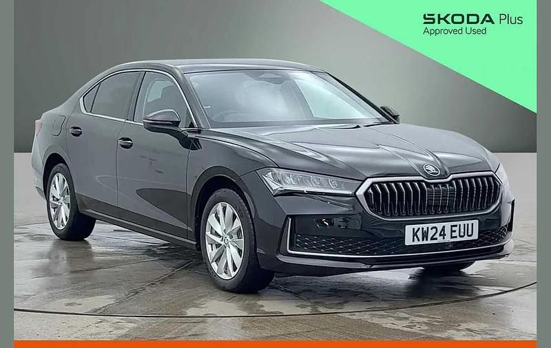 Used Skoda Superb SE Technology 147 HP (108 kW) 2024 Midnight black metallic Hatchback