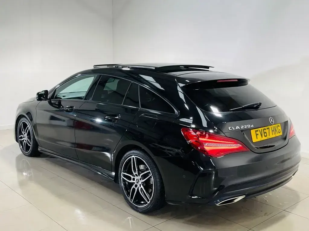 Used Mercedes CLA220 AMG line 177 HP (130 kW) 2017 Black Coupe