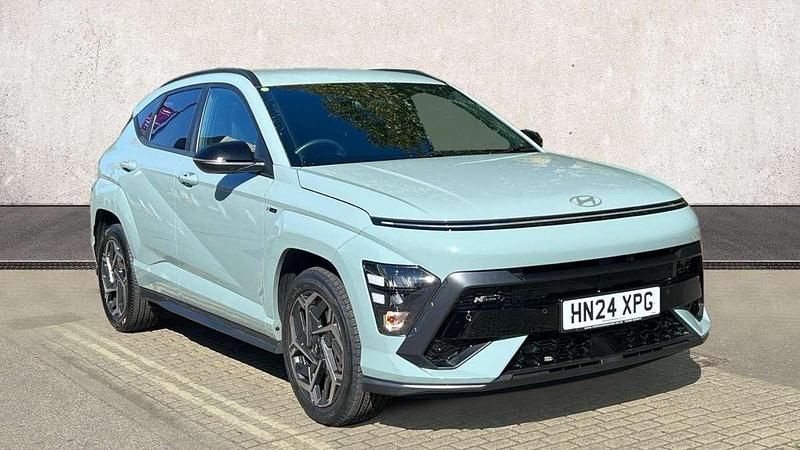 Green Used 2024 Hyundai Kona N Line SUV | £22,521 (A bit pricey) - Image 1/4