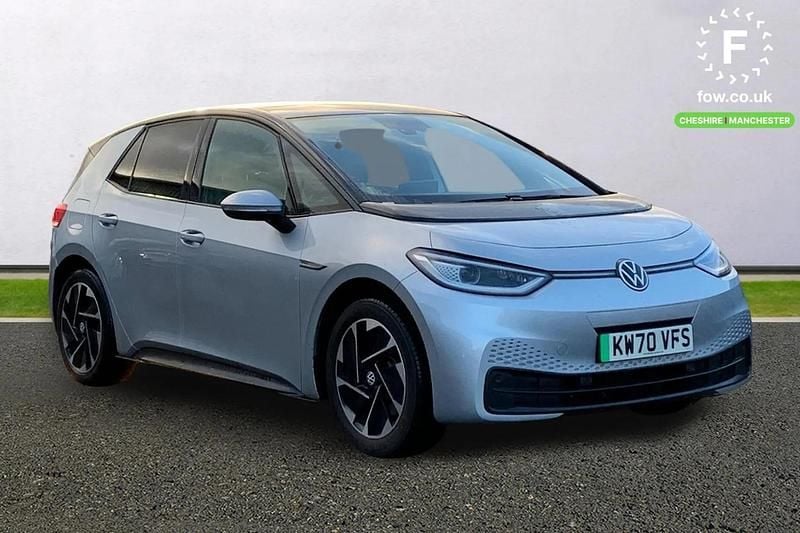 Silver Used 2020 VW ID.3 Comfortline Hatchback | £12,399 (Fair price) - Image 1/4