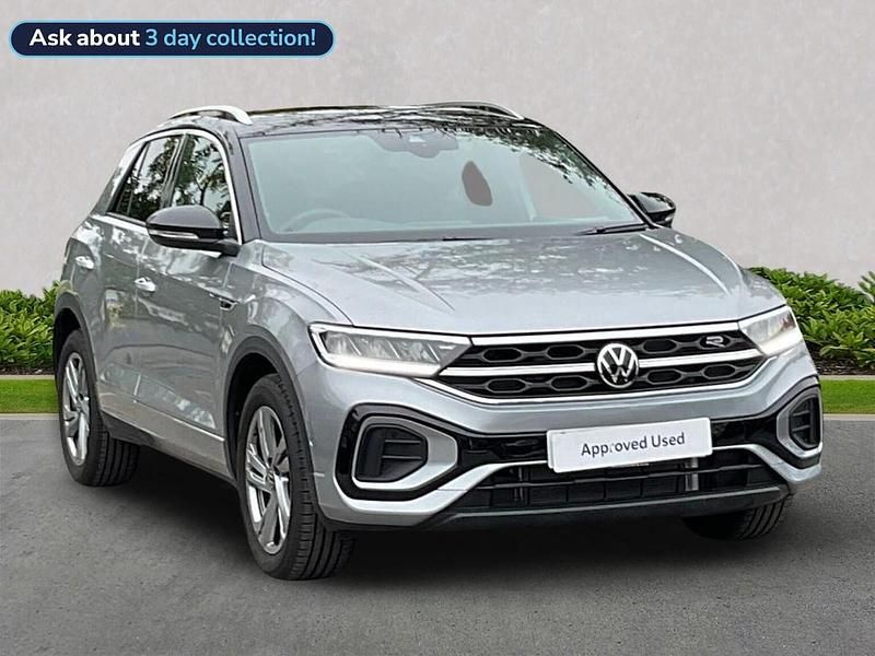 Silver Used 2025 VW T-Roc R-line SUV | £29,699 (Expensive) - Image 1/4