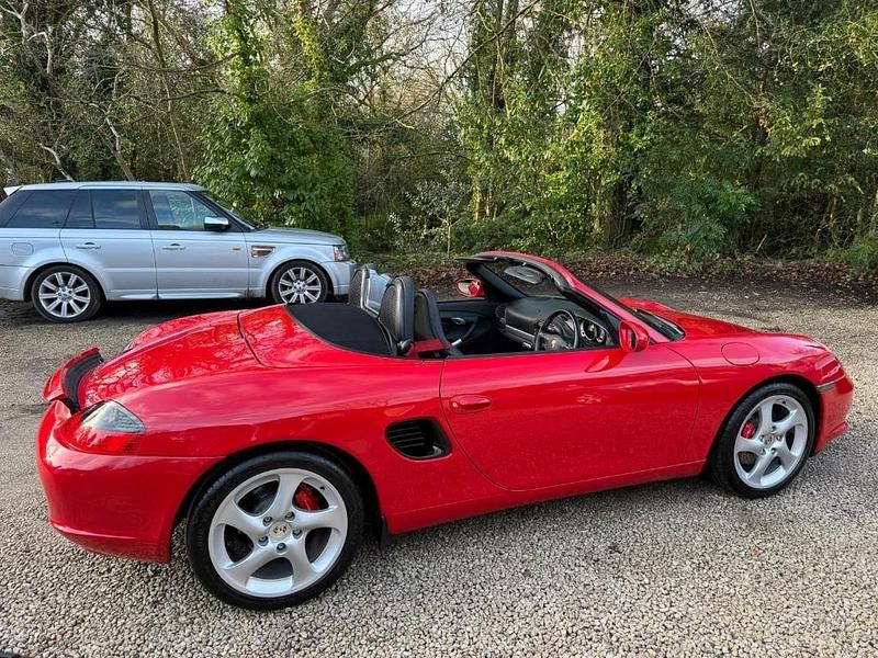 Used Porsche Boxster 2004 Red Cabriolet