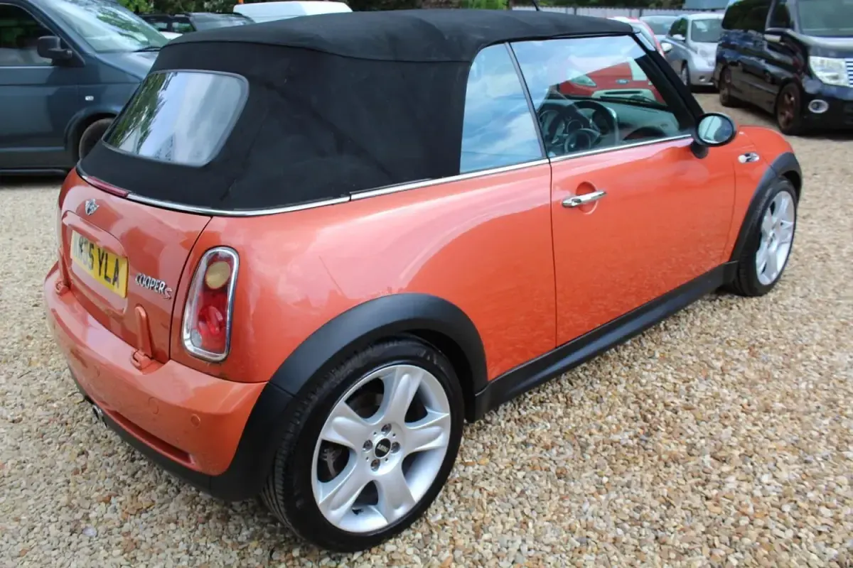 Used Mini Cooper S Cabriolet 2005 Orange Cabriolet