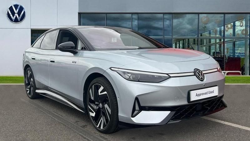 Silver Used 2024 VW ID.7 GTX Sedan | £40,247 (Fair price) - Image 1/4