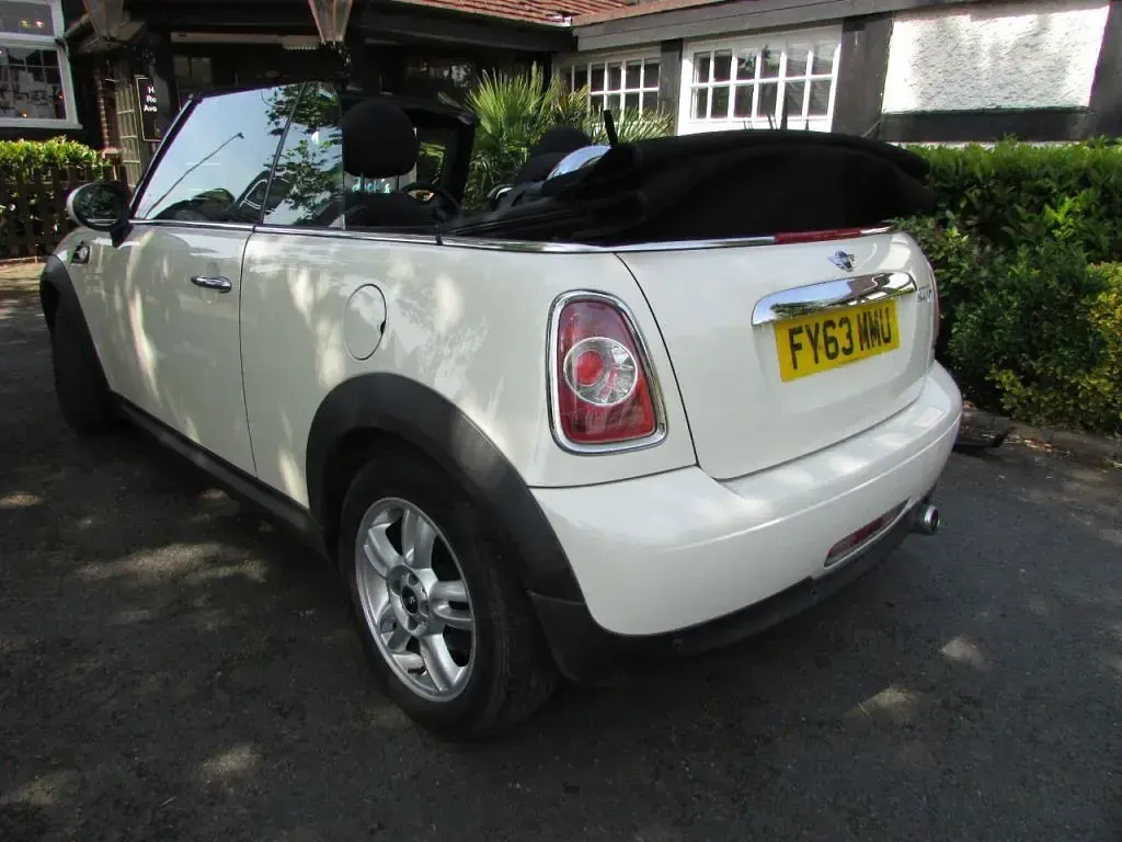 Used Mini Cooper D Cabriolet 2013 White Cabriolet