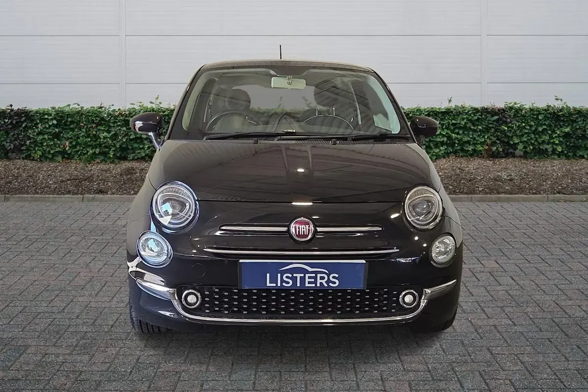 Used Fiat 500 Lounge 69 HP (50 kW) 2017 Black Hatchback