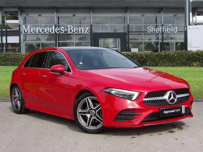 Red Used 2019 Mercedes A200 AMG Line Premium Plus Hatchback | £20,585 (Expensive) - Image 1/3