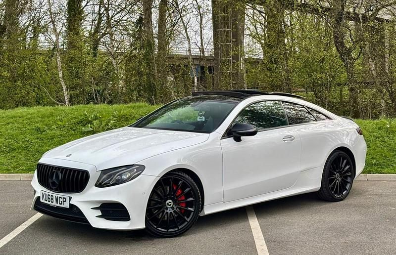 Used Mercedes E220 AMG Line Premium 2018 White Coupe
