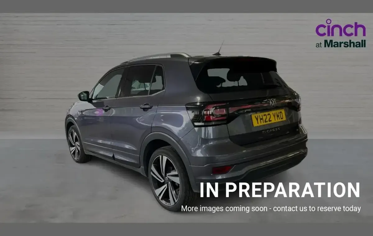 Used VW T-Cross R-line 110 HP (80 kW) 2022 Grey SUV